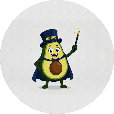 Avocado Sticker by Metro Türkiye