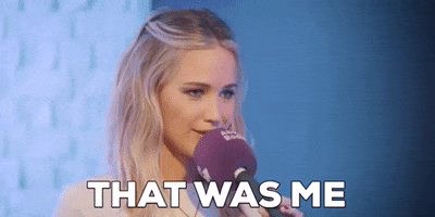 Jennifer Lawrence My Fault GIF by AbsoluteRadio