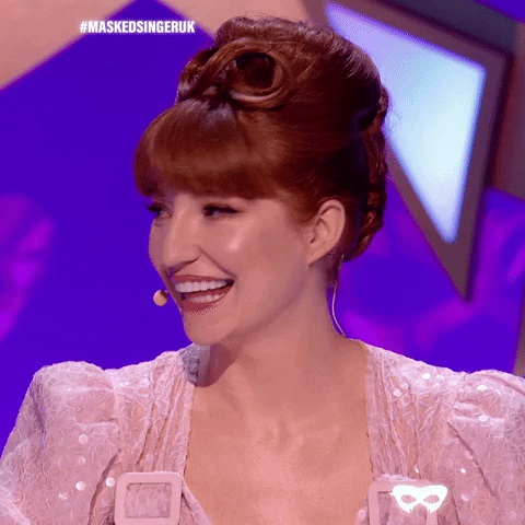 Nicola Roberts Laughing GIF by The Masked Singer UK