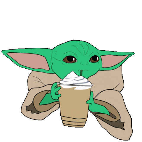 The Child Starbucks Sticker For Ios Android Giphy