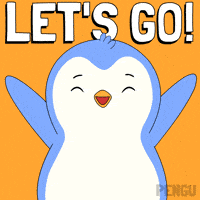 Lets Go Penguin GIF by Pudgy Penguins