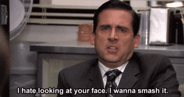 angry the office GIF
