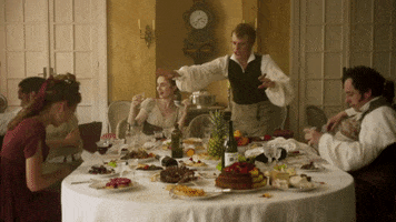 party merriment GIF by MASTERPIECE | PBS