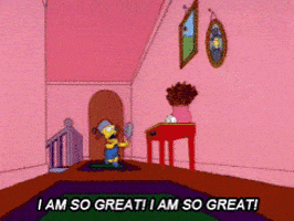 i am great the simpsons GIF