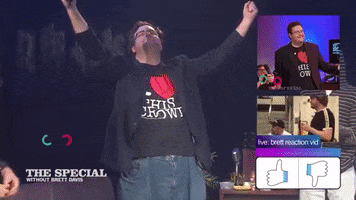 joke thumbs up GIF by The Special Without Brett Davis