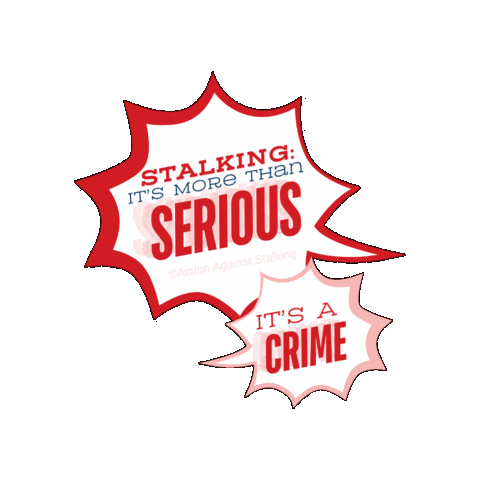 Action Against Stalking Sticker