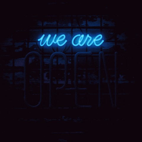 We Are Open New Normal GIF