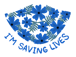 Mask Corona Sticker by Halftone Digital