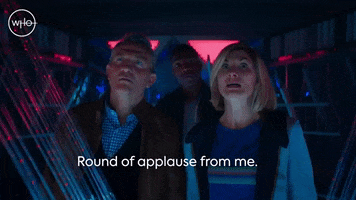 Well Done Applause GIF by Doctor Who