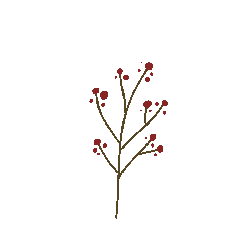 Winter Fall Sticker