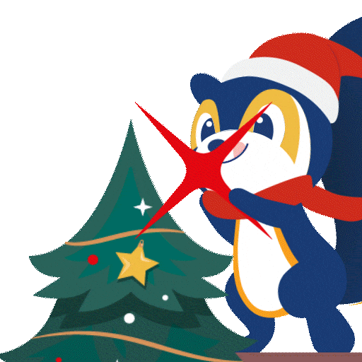 Christmas Shining Sticker by DBS Bank Ltd
