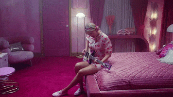 Pink Guitar GIF by Taylor Swift