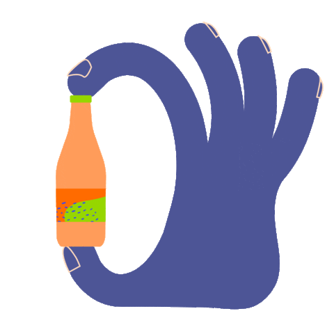 Okdrinkup Sticker by OK Kombucha