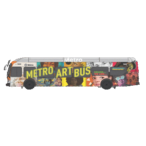 Bus Transit Sticker by Metro Los Angeles