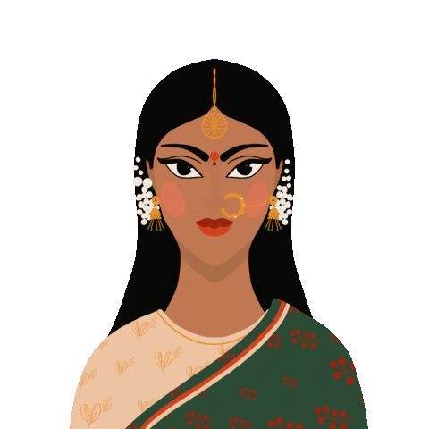 Indian Girl Smile Sticker For Ios Android Giphy