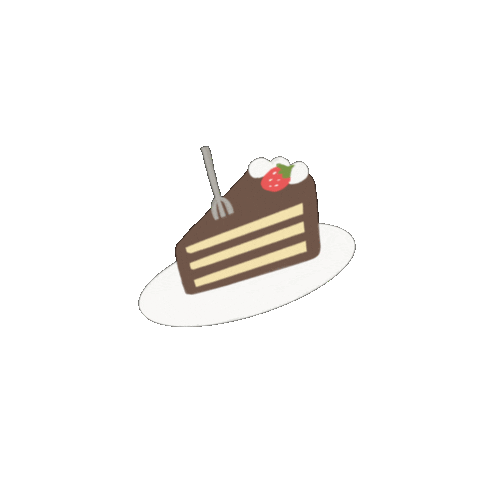 Birthday Eating Sticker