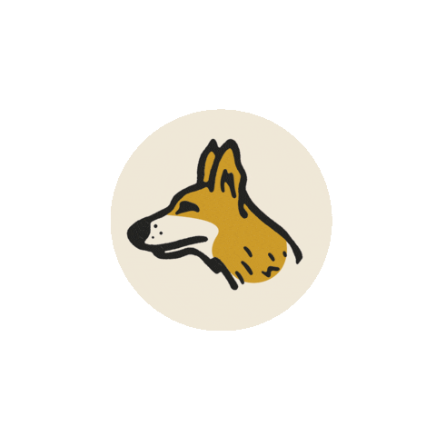 Dogs Woof Sticker by Rockford Art Deli