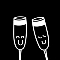 New Years Eve Cheers GIF by Equal Parts Studio