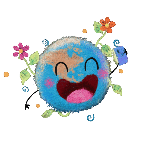 Flowers World Sticker