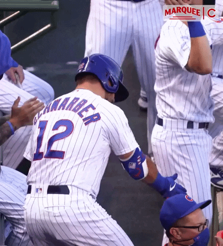 Chicago Cubs Clapping GIF by Marquee Sports Network
