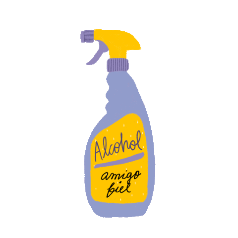 Alcohol Cleaning Up Sticker by Maria Jose Guzman