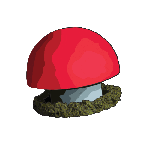 Ice Cream Mushroom Sticker by Gelato Messina