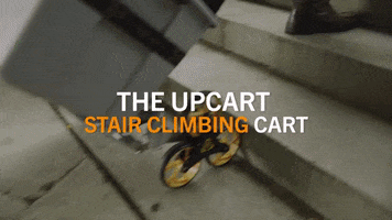 UpCart hand truck upcart stair climbing hand cart GIF