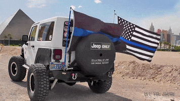 American Flag Police GIF by Off The Jacks