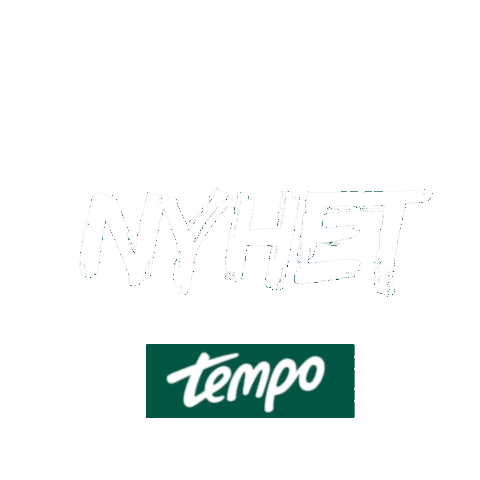 Nyhet Sticker by Tempo