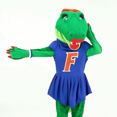 Sprinkler Dancing GIF by Florida Gators