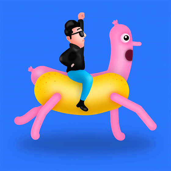 Gif Artist Hotdog GIF by Sebaldo Find & Share on GIPHY