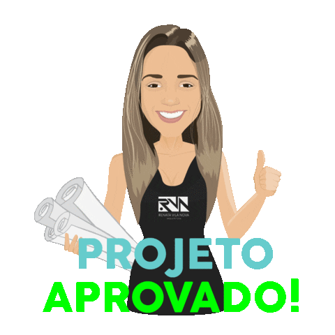 Arquiteta Rvn Sticker by Renata Vila Nova