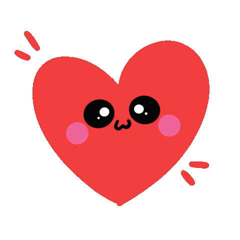 Kawaiiumis Kawaii Corazon Love Amor Valentine Febrero Heart Sticker
