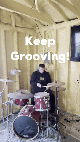 Drumming Van Halen GIF