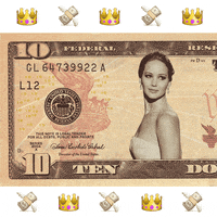 ten dollar bill money GIF