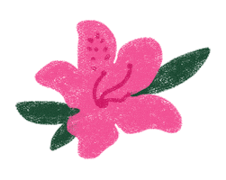 The Masters Pink Sticker by Catharina Stewart