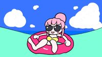 Summer Vacation Swimming GIF by ShibuichiWaika Summer Vacation Swimming GIF by ShibuichiWaika