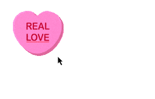 Real Love Heart Sticker