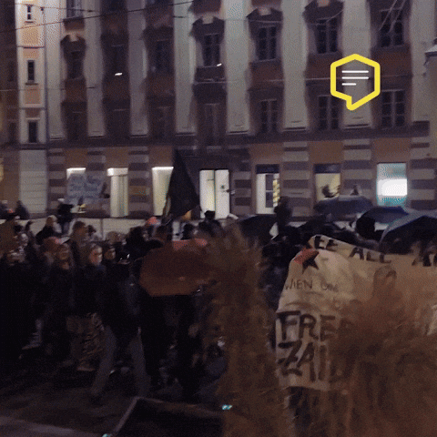 Police Protest GIF by Linz News