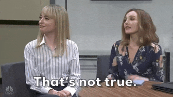 Snl Thats Not True GIF by Saturday Night Live