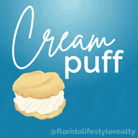 Cream Puff Bakery GIF by Florida Lifestyle Realty