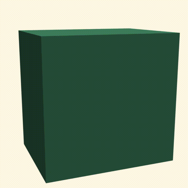 model cube GIF