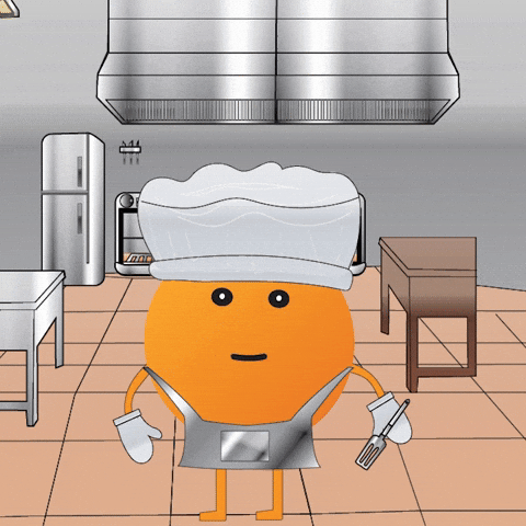 Orange Cooking GIF by GT8Studios