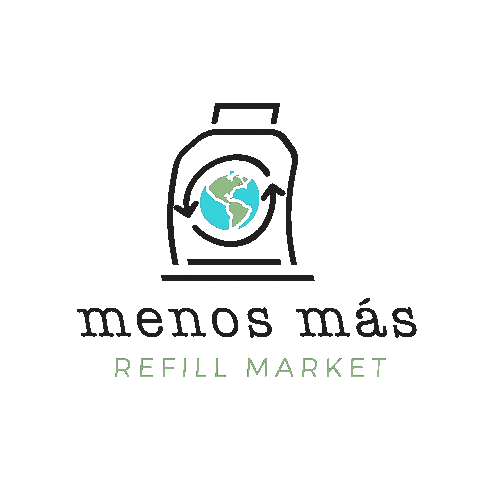 Menos mas refill market Sticker