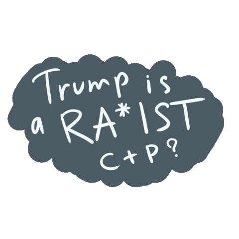 Trump Protesting Sticker