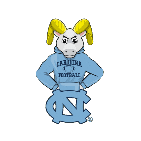 Tar Heels Football Sticker by Wells Fargo