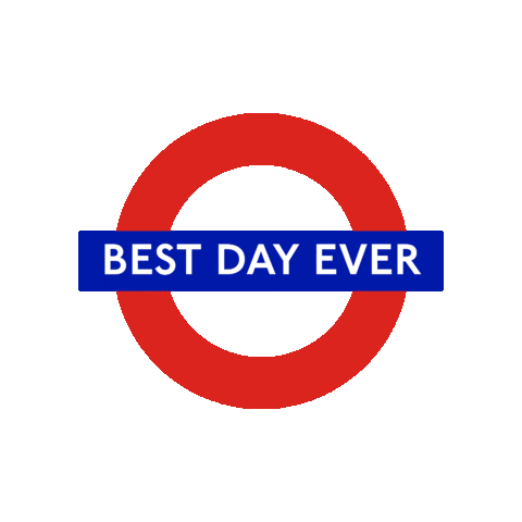 Best Day Ever Fun Sticker by Transport for London