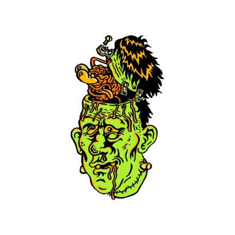 Halloween Horror Sticker