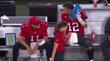 Sad Angry Tom Brady Tampa Bay Buccaneers New Orleans Saints Interception Nfl Football GIF