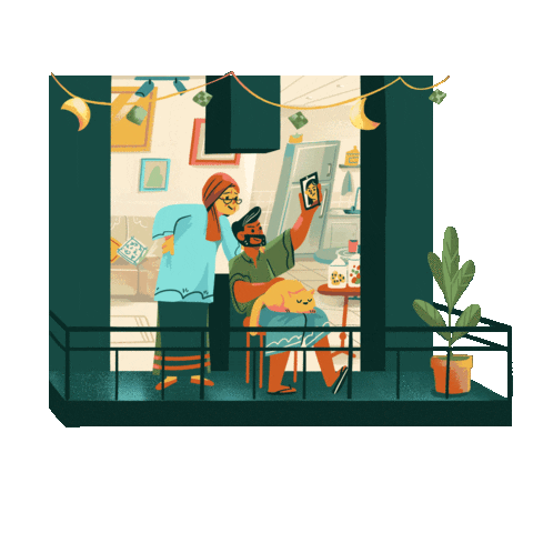 Hari Raya Sticker by R!UH